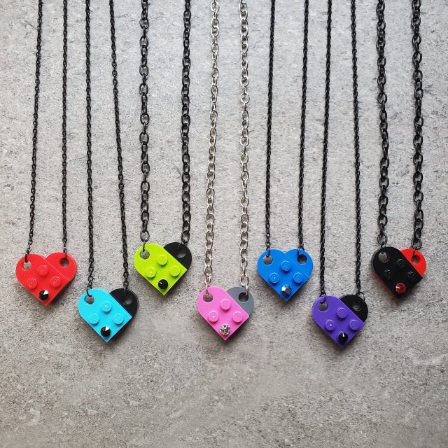Pink lego 2025 necklace
