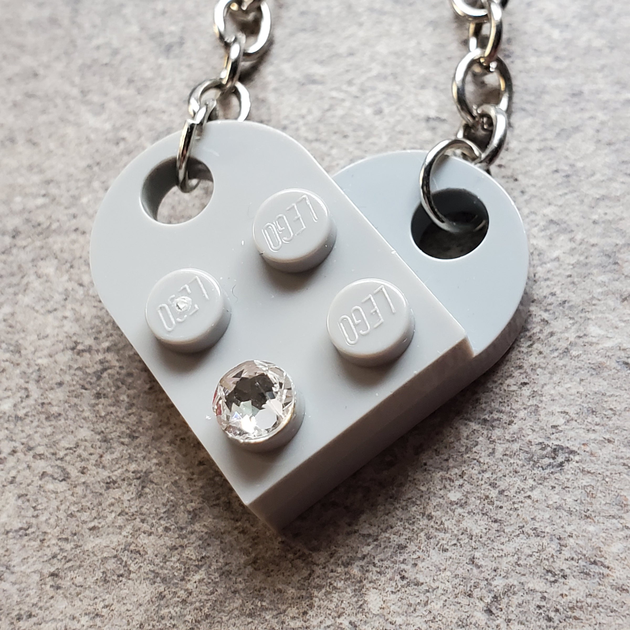 LEGO Heart Necklace Outer Rim Toys Out of the Toy Box Jewelry